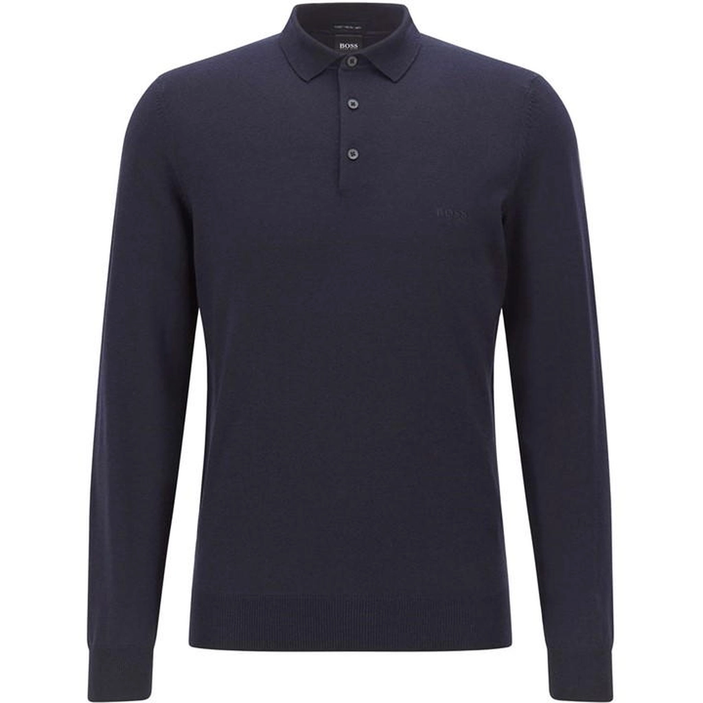 Hugo Boss Bono-L Polo Sweater - Blue